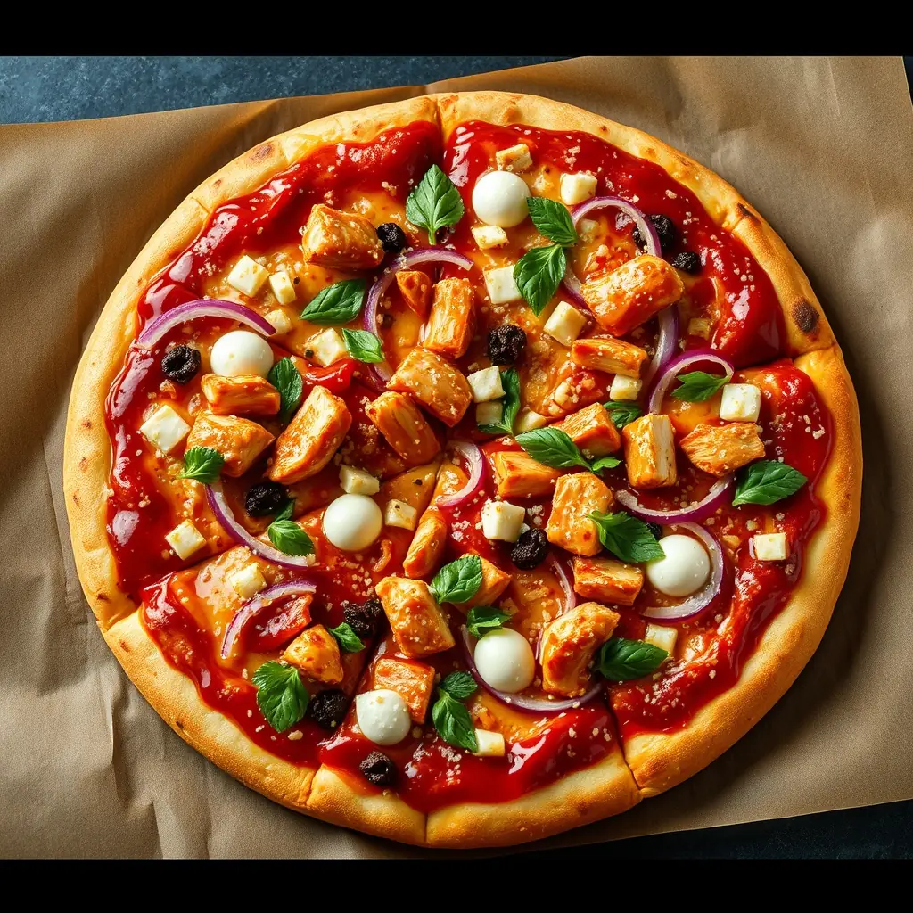 Epic BBQ Chicken Pizza From a Galaxy Far, Far Away