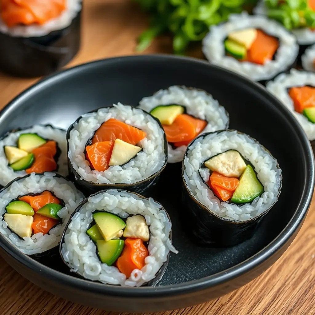 Rock Out with Rolling Sushi Rolls