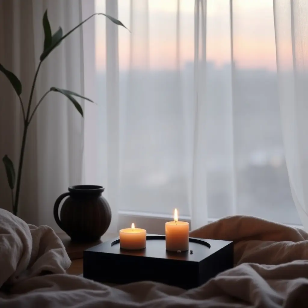 Unwinding with the sounds of the evening