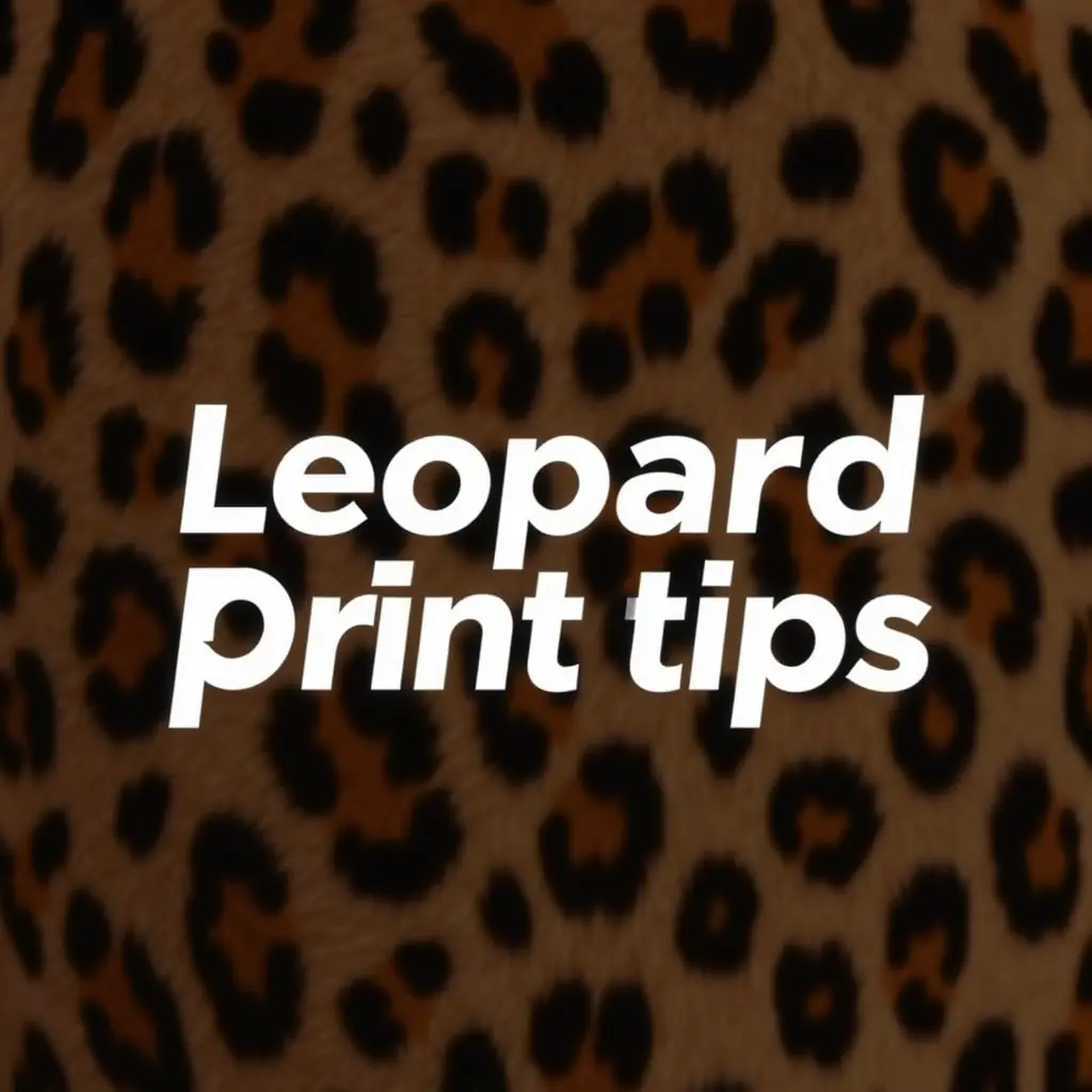 Embrace Leopard Print with Confidence
