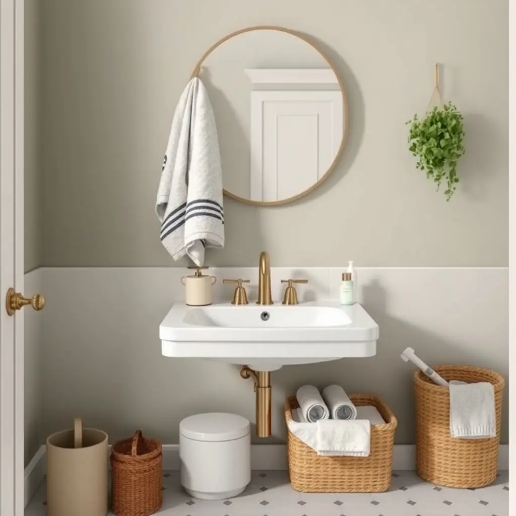 Bathroom Bliss: A Simple Towel and Toiletry Tidy-Up