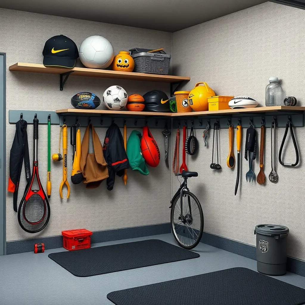Organize Your Garage Like a Sports Locker Room